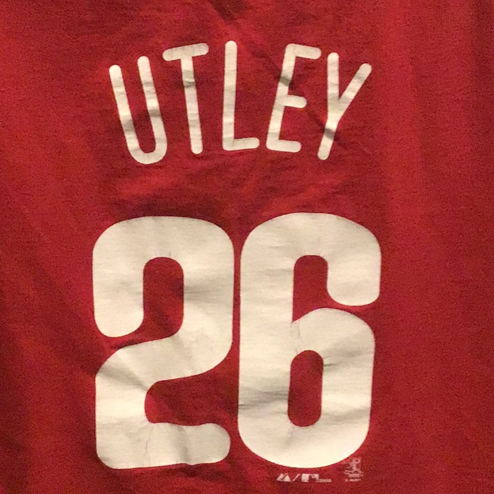 Majestic MLB 2008 Chase Utley Phillies t-shirt